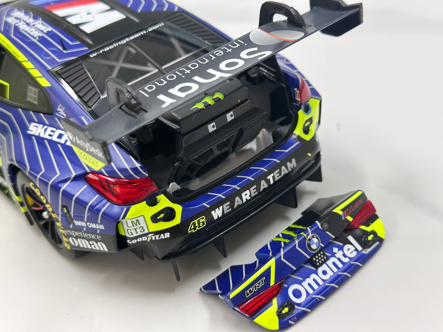 MINICHAMPS 1/18 BMW M4 GT3 EVO – TEAM WRT - 1812KM QATAR 2025 Blue Livery 110252146
