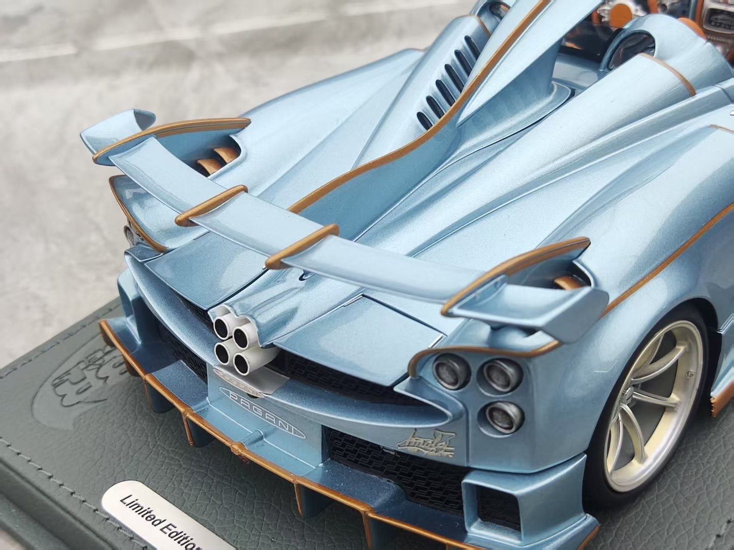 BBR 1/18 Pagani Imola Roadster Light Blue P18250E