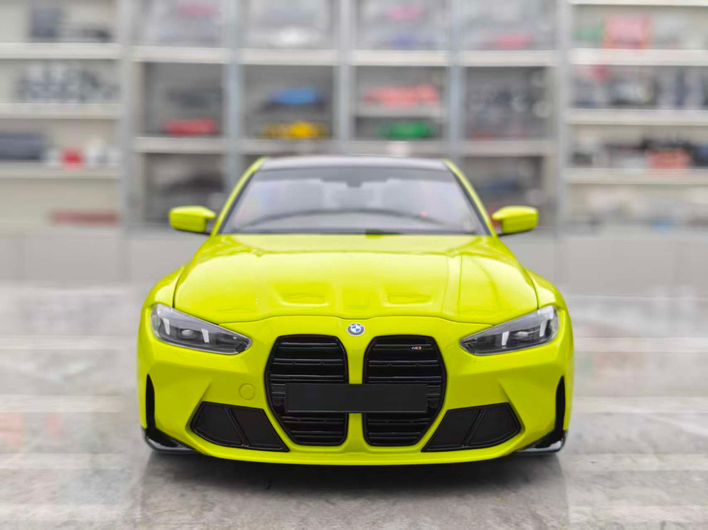 MINICHAMPS 1/18 BMW M3 Yellow 110020222