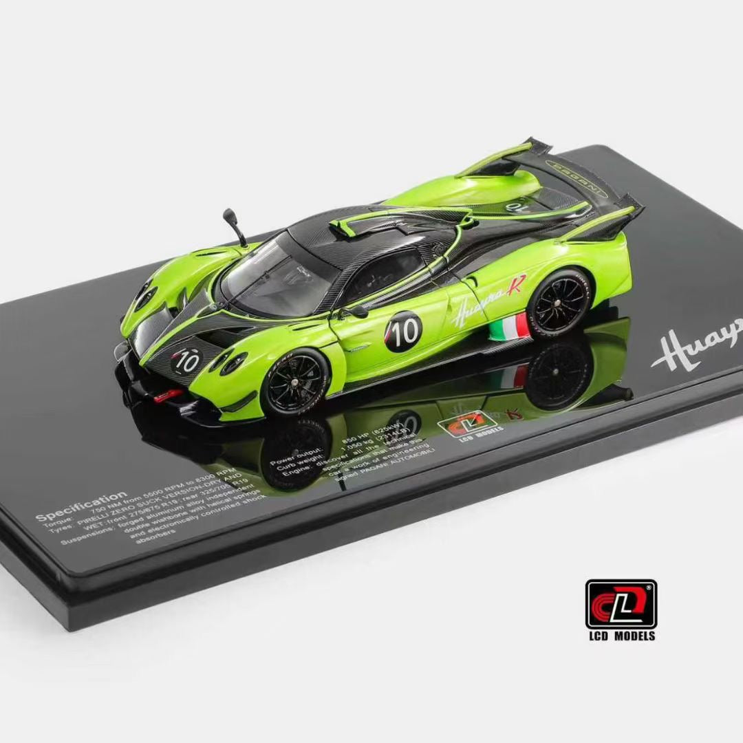 LCD 1/43 Pagani Huaya R alloy full opening car model