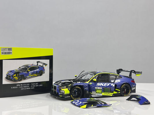 MINICHAMPS 1/18 BMW M4 GT3 EVO Team WRT 24H Le Mans 2025 Blue/Yellow Livery 110252346