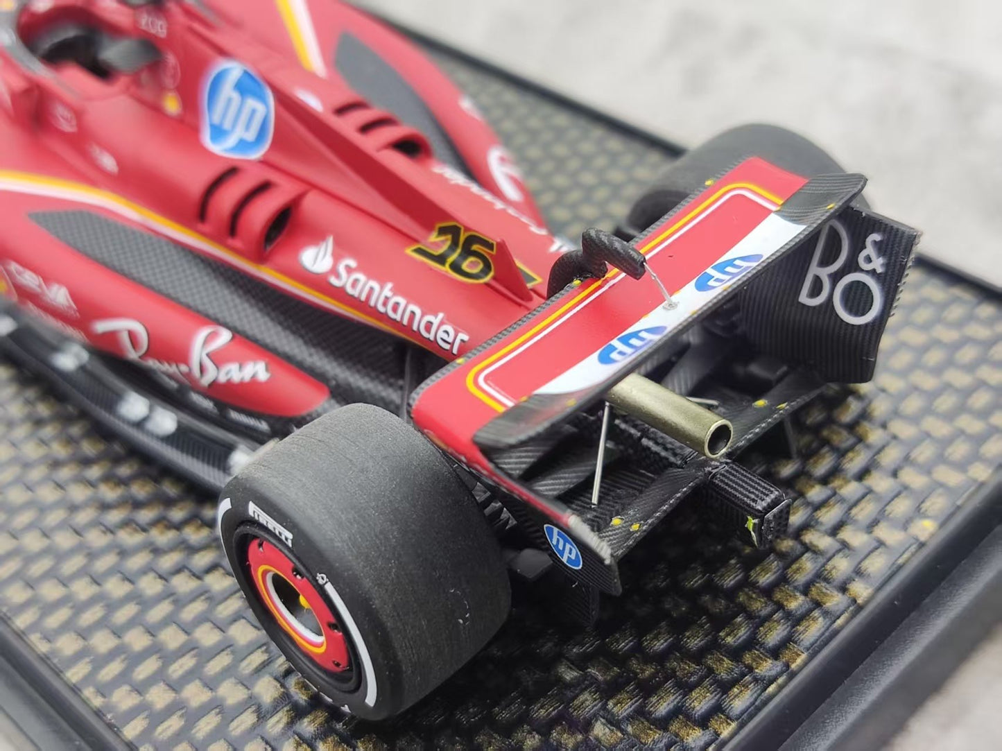BBR 1/43 Ferrari SF24 Monza GP 2024 Leclerc Winner #16 Red BBRC307ACH