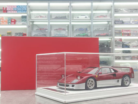 GL 1/18 Ferrari F40 Red Carbon Fiber Model Car JS-GL015