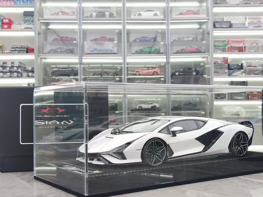 HH Model 1/18 Lamborghini Sian FKP 37 Pearl White HH497
