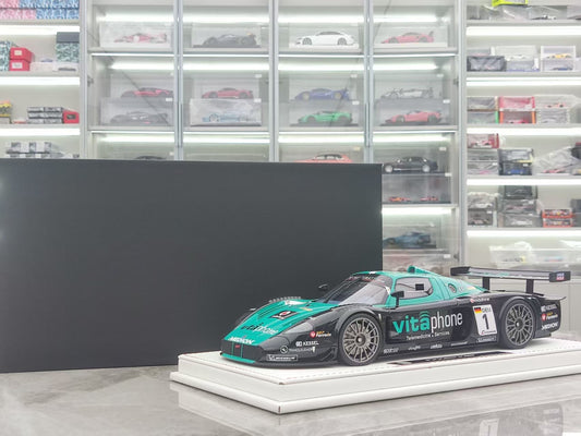 GL 1/18 Maserati MC12 Track Edition Black & Green Model Car JS-GL020