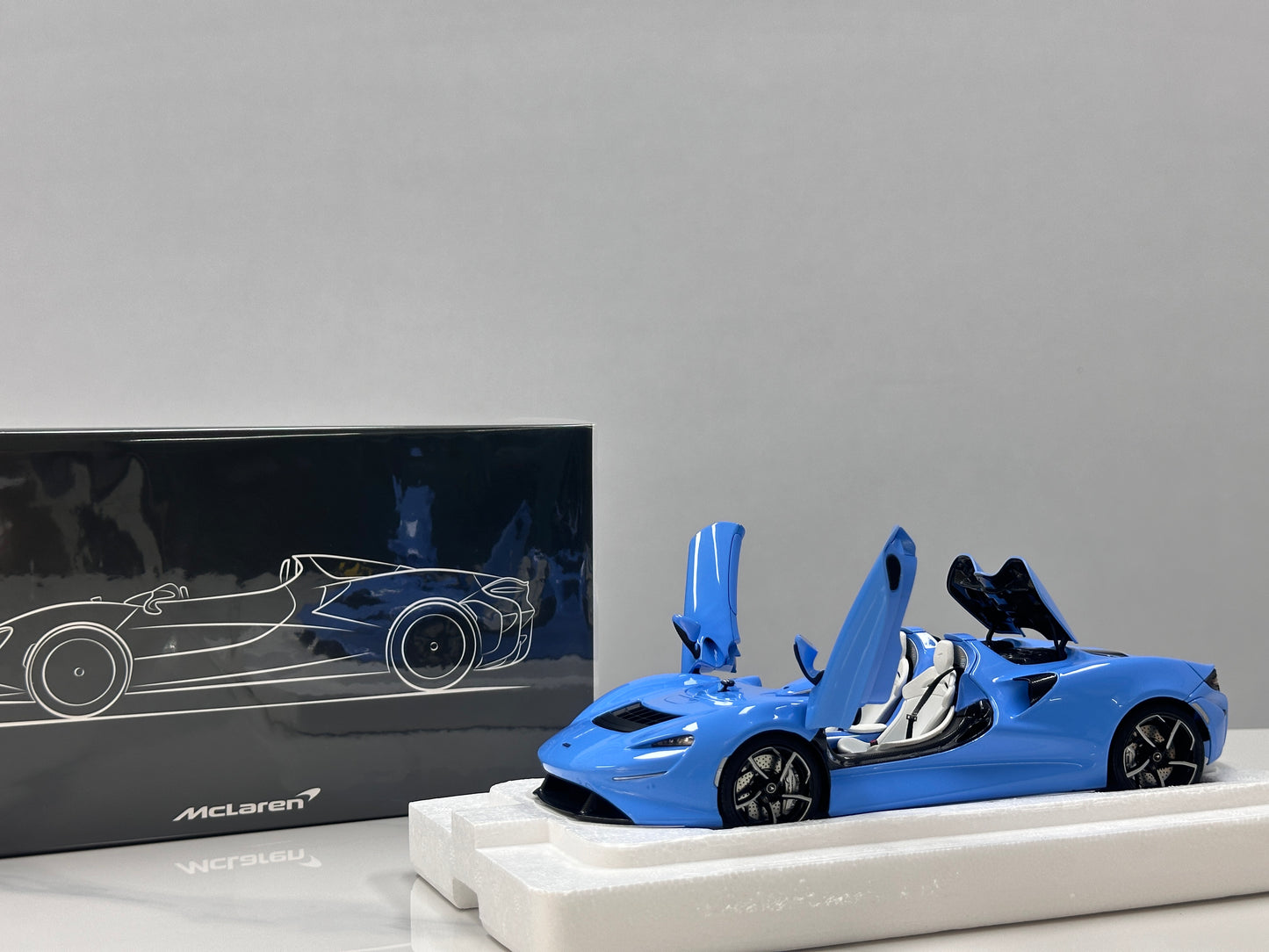 LCD 1/18 McLaren Elva Diecast Model – Sky Blue (LCD18015-BU)