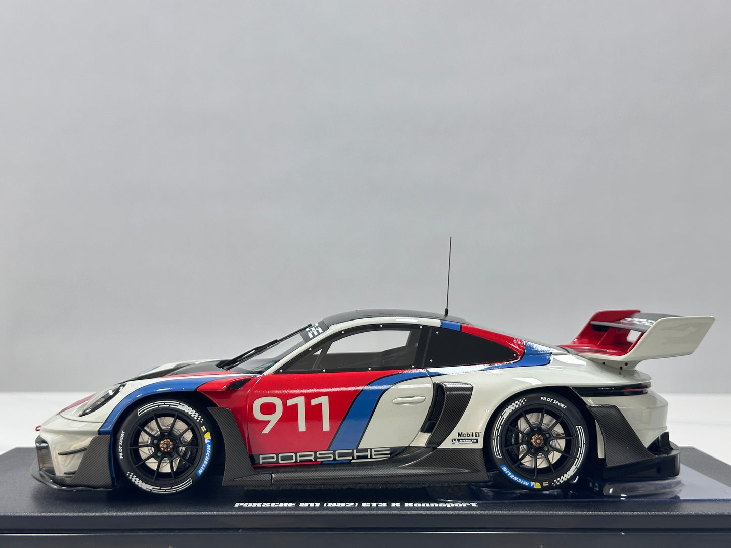 GT Spirit 1/18 Porsche 911 (992) GT3 R Rennsport White/Red Livery GT495