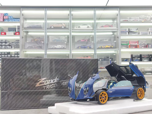 Almost Real 1/18 Pagani Zonda Tricolore Blue Carbon 850620001