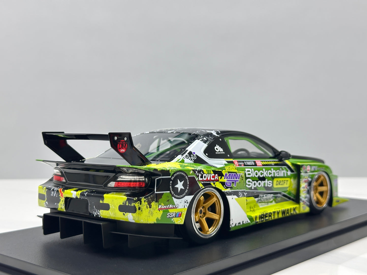 TopSpeed 1/18 Nissan LB-Super Silhouette S15 Silvia (Green Livery) TS0694