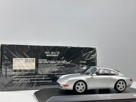 MINICHAMPS 1/18 Porsche 911 (993) 1993 Silver 155061101