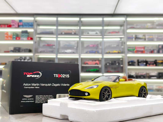 TOPSPEED 1/18 Aston Martin VANQUISH ZAGATO (Yellow) TS050