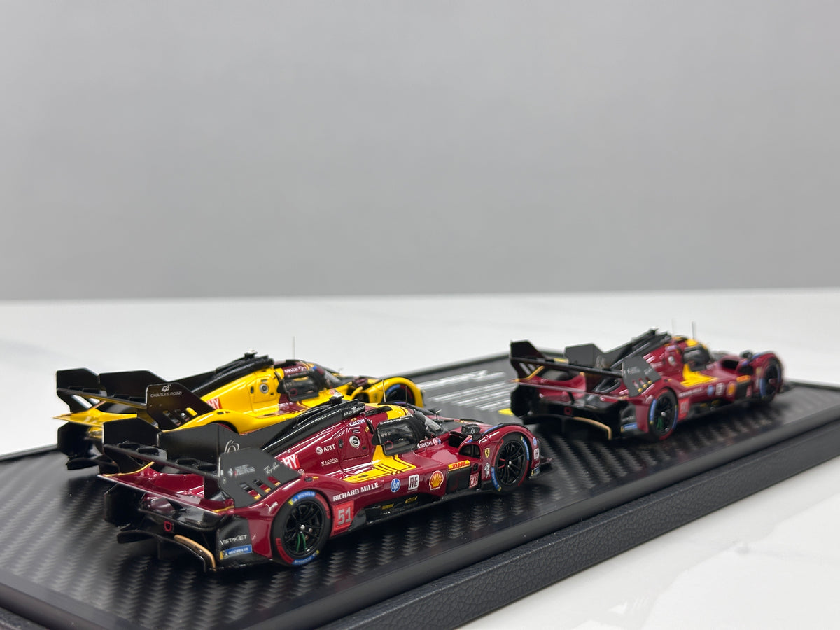 BBR 1/43 Ferrari 499P Set Qatar 2025 set with 3 models - car n. 51 - n. 83 - n. 50 BBRC319SET