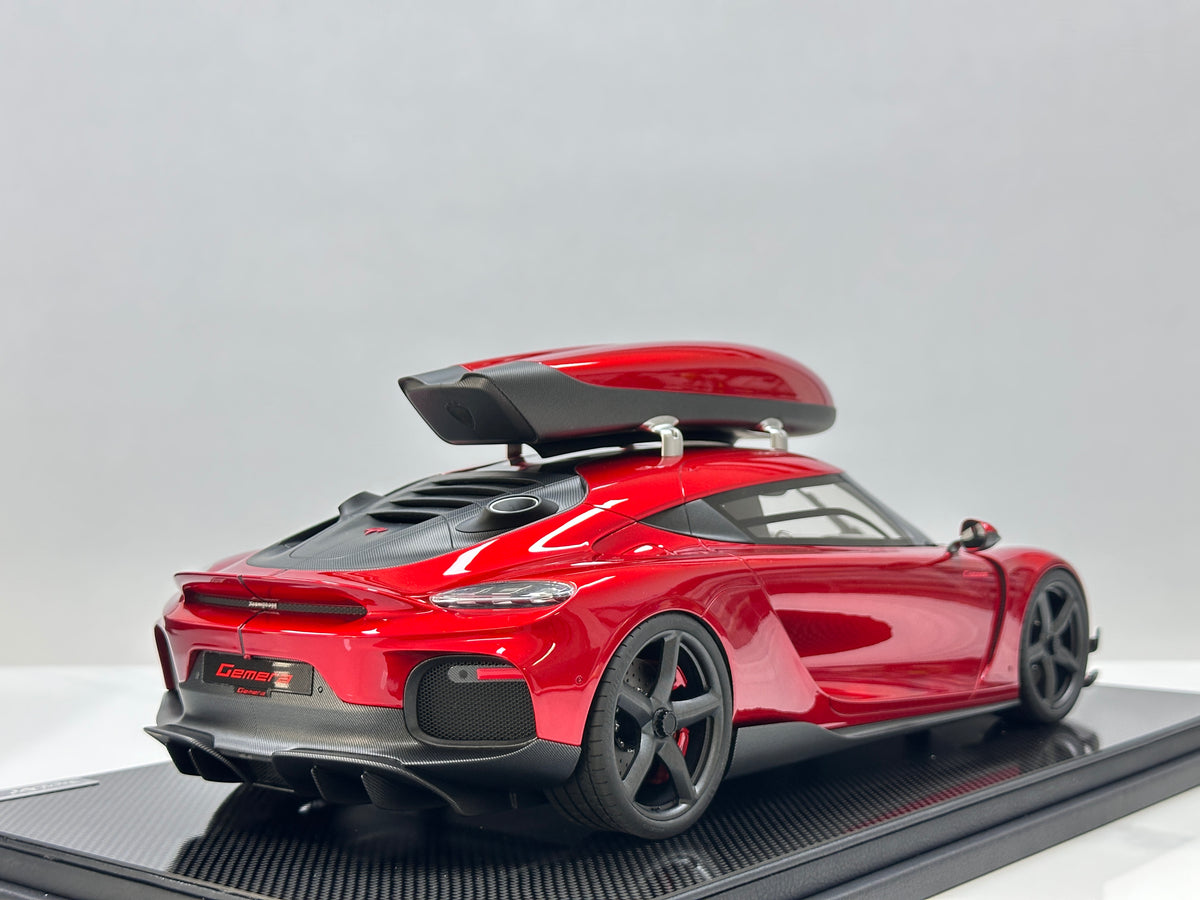 Frontiart 1/12 Koenigsegg Gemera with Roof Rack – Candy Red (FA206)
