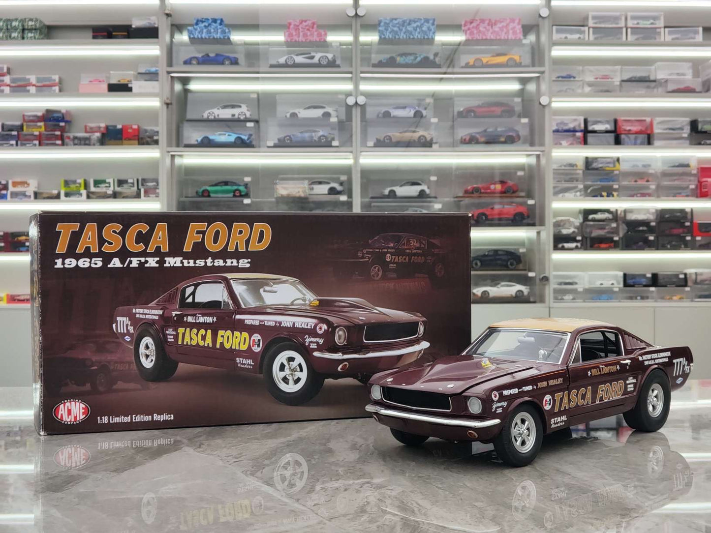 ACME 1/18 Ford Mustang Tasca – Red-Brown (ACME021)