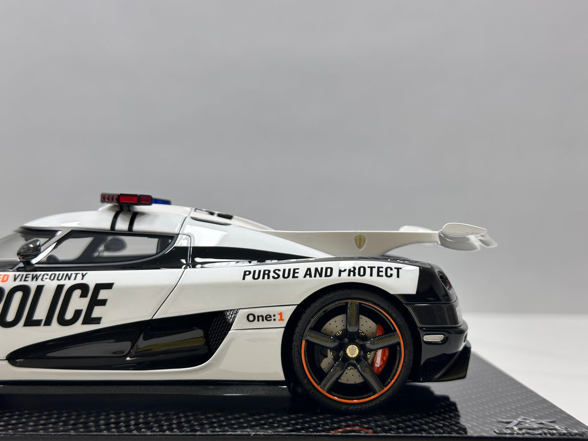 BBA Model 1/18 Koenigsegg One:1 Police Livery BBA097