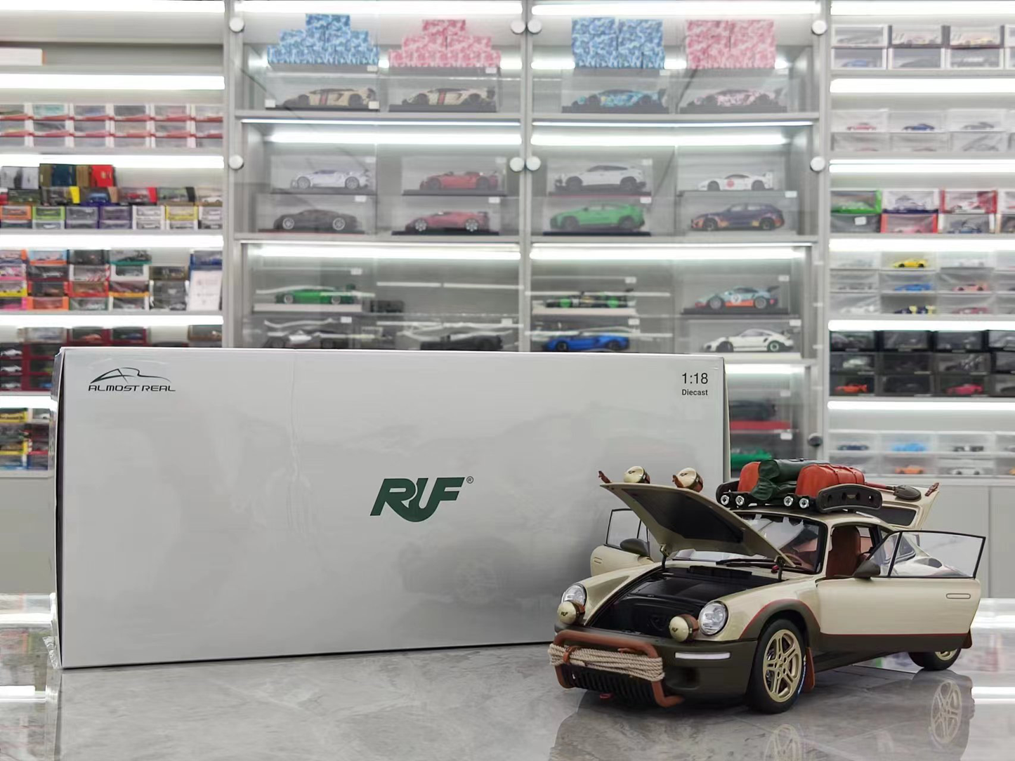 Almost Real 1/18 Porsche RUF (with roof) - Brown (AR153)