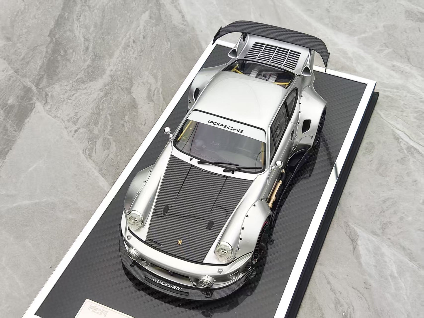 MCM 1/18 Porsche RWB 964 heavily modified GT Silver limited edition car model MCM020