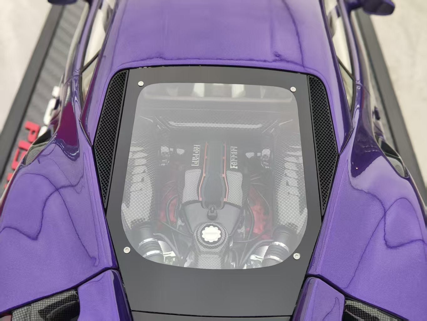 BBR 1/18 Ferrari 488pista Metallic Purple Simulated Car Model P18145VAHCH2