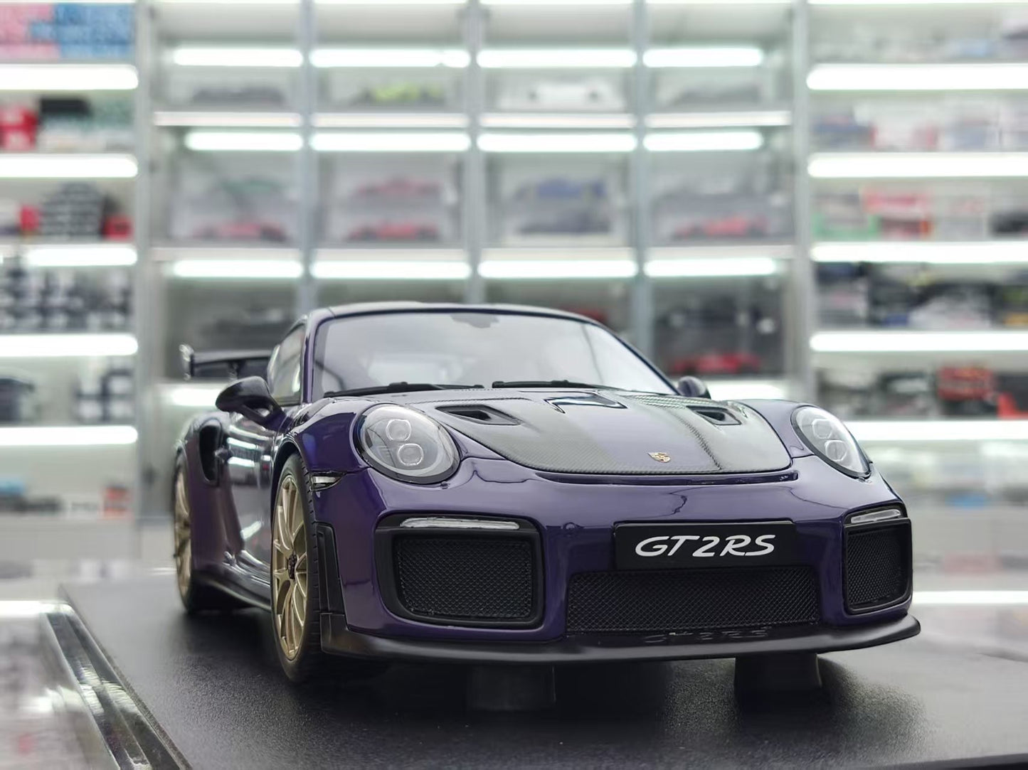 GT Spirit 1/18 Porsche 911 [991.2] GT2 RS ULTRAVIOLET Purple Model Decoration GT926