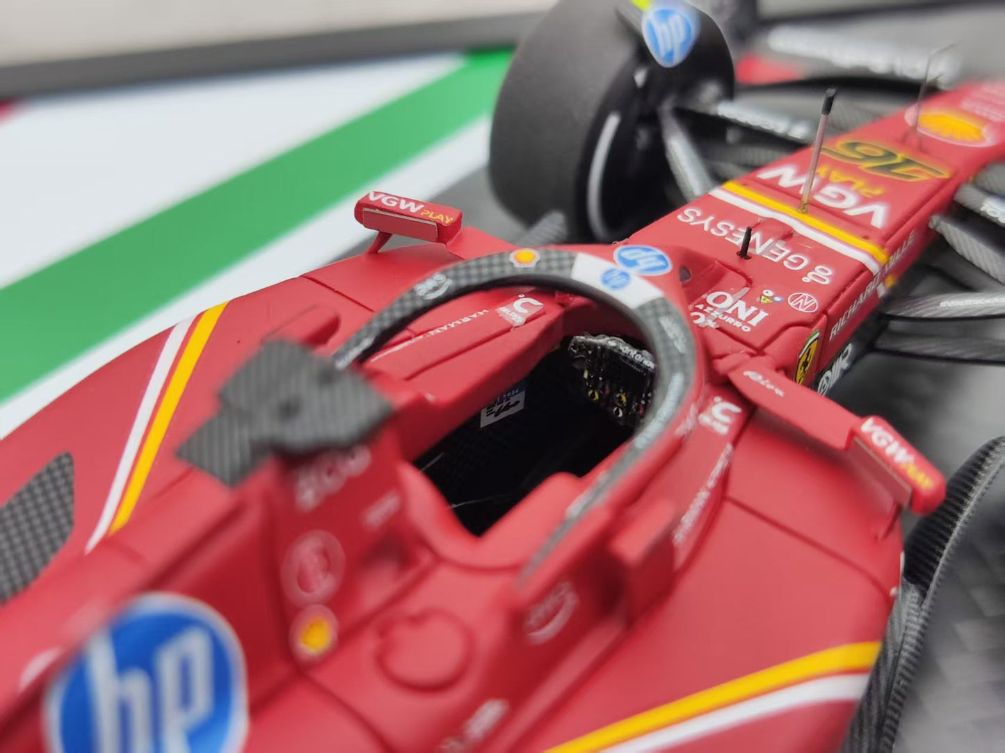 BBR 1/43 Ferrari SF24 Monza GP 2024 Leclerc Winner #16 Red BBRC307ASTCH