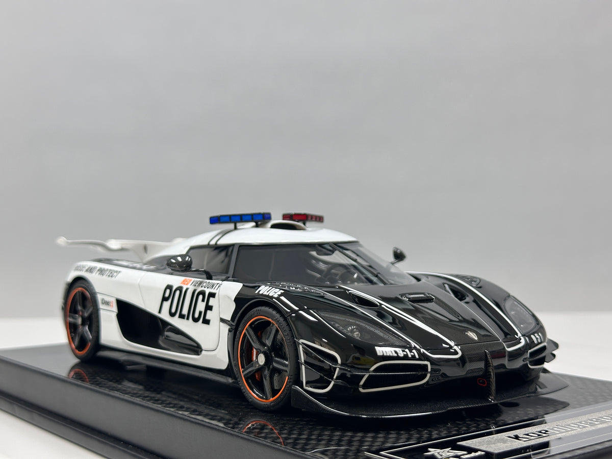 BBA Model 1/18 Koenigsegg One:1 Police Livery BBA097