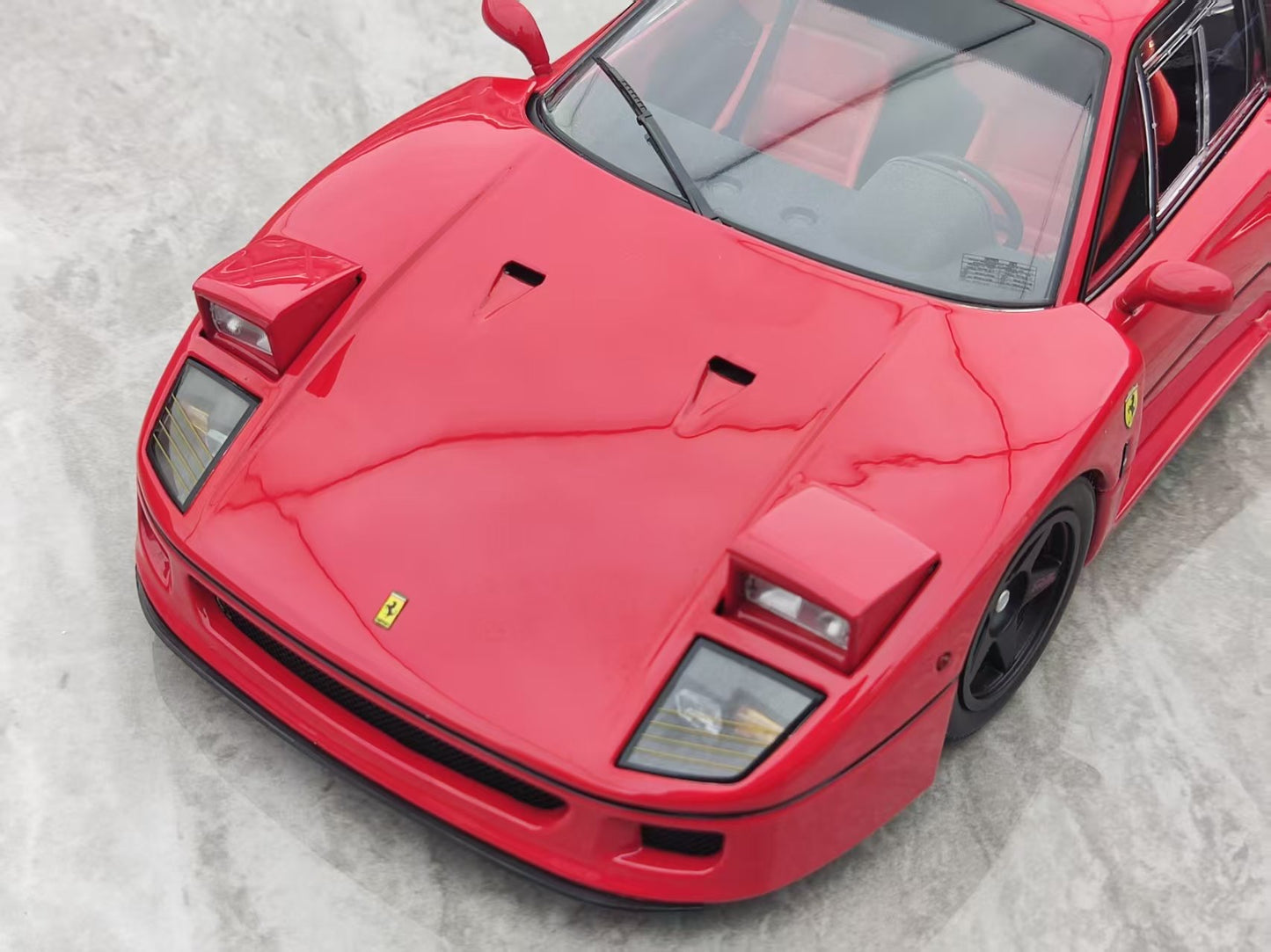 Kyosho 1/18 Ferrari F40, Red, Alloy, Fully Open 08416RLM