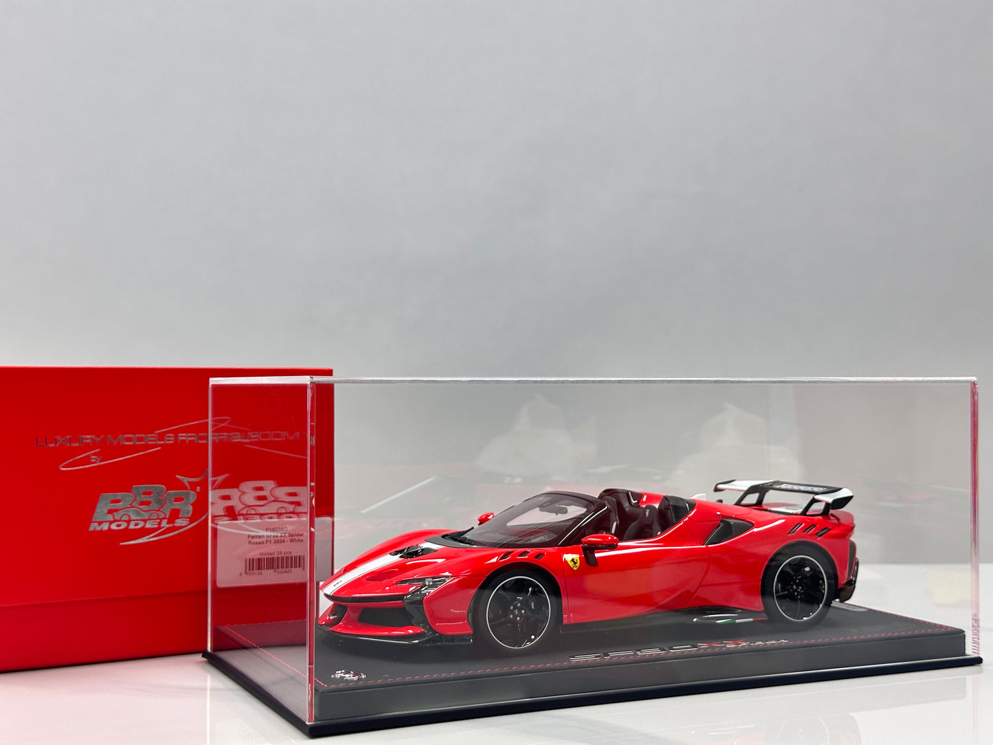 BBR 1/18 Ferrari SF90 XX Spider Red/White Livery P18238Q