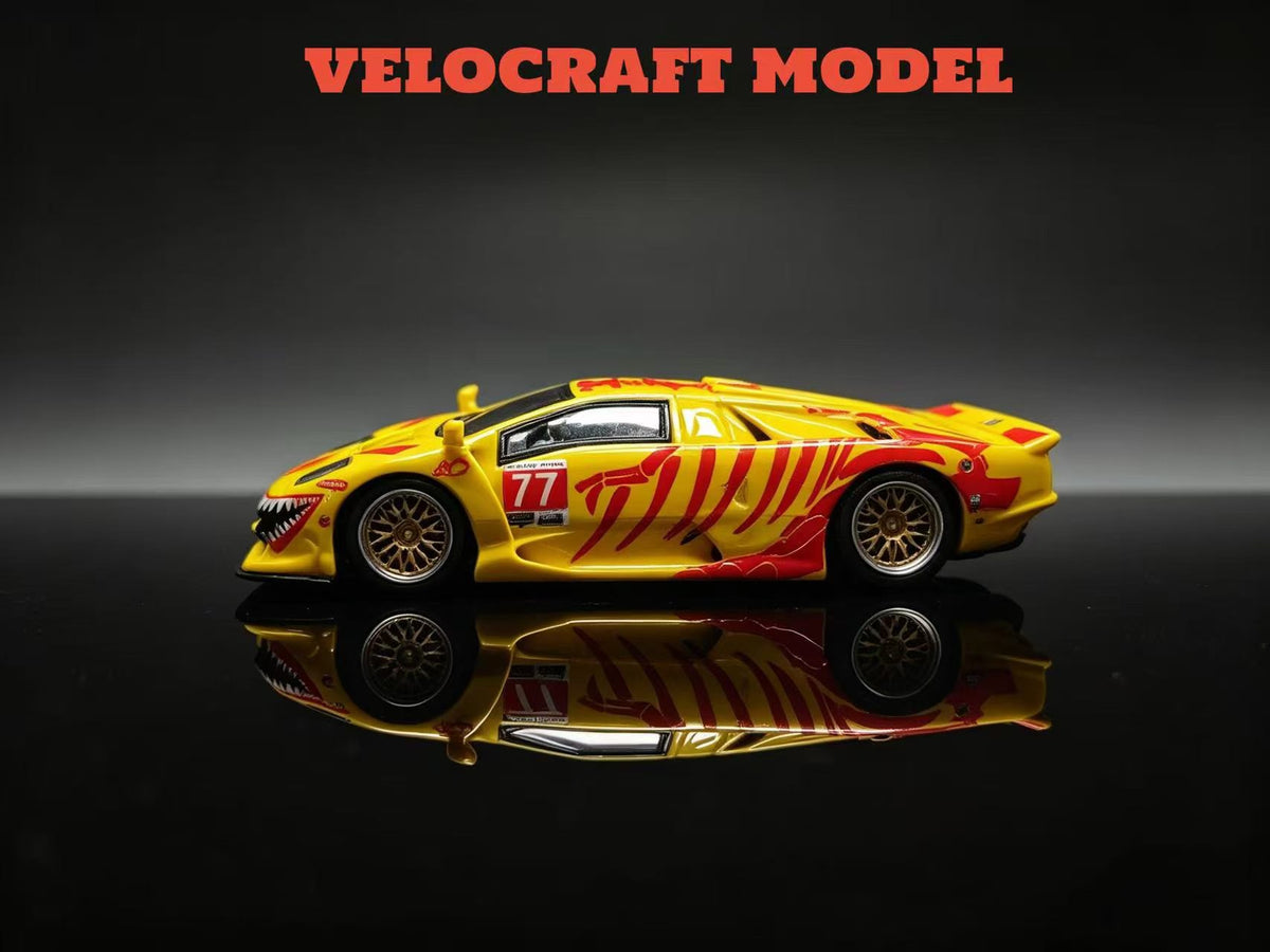 【MOQ 5】VeloCraft Model 1:64 Resin Model – 1996 Lamborghini Diablo 132 GT1
