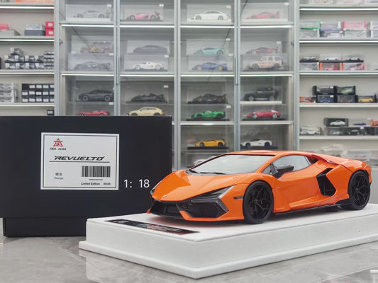 BBA MDOEL 1/18 Lamborghini Revuelto the new generation Aventador orange BBA060
