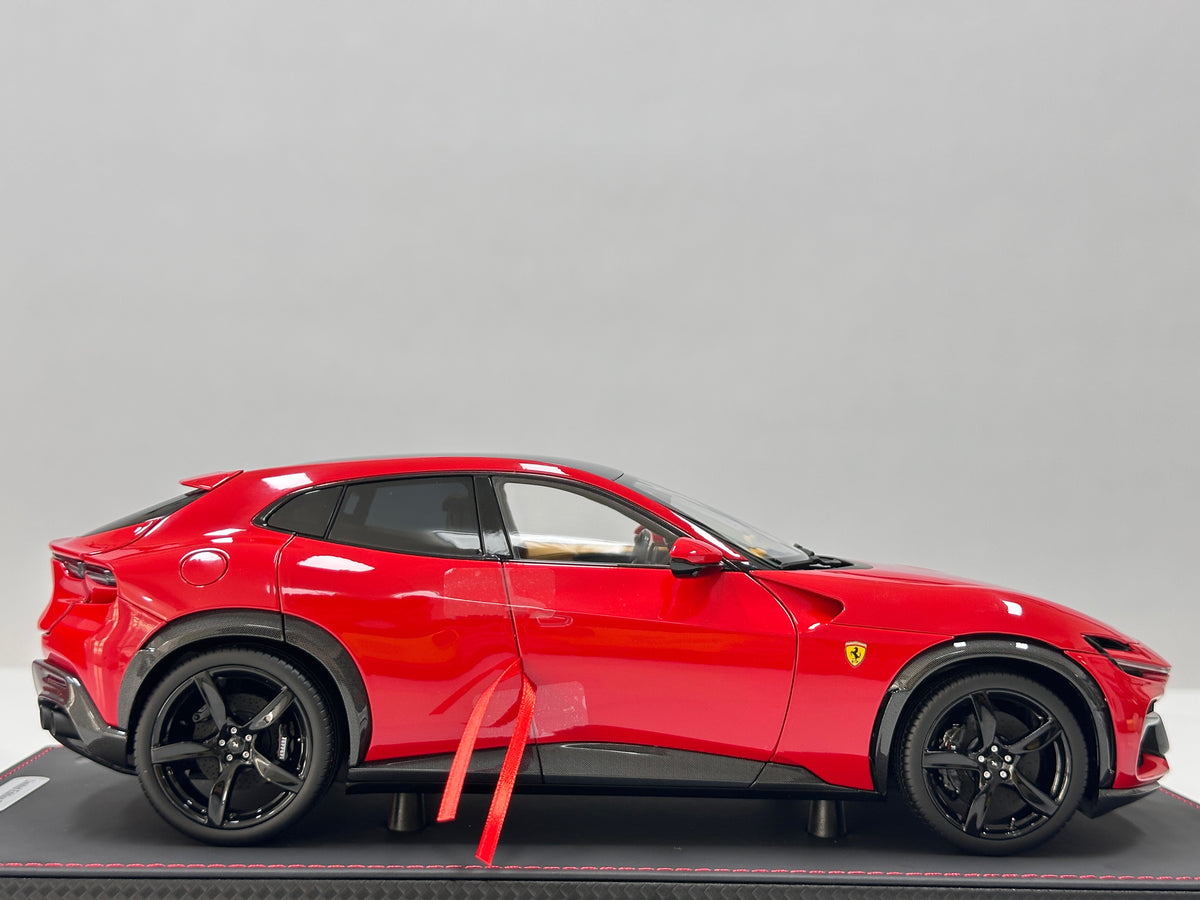 BBR 1/18 Ferrari Purosangue (Panoramic Roof Version) – Die-cast, Fully Opening – Standard Red (HE180053B)