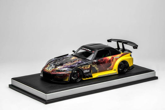 MOTORHELIX 1/18 Honda S2000 J's Racing Maou 2013 Demon King Livery