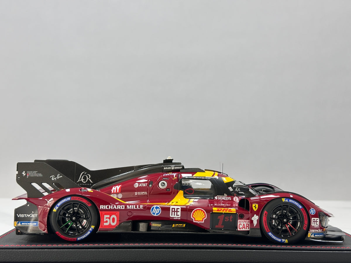 BBR 1/18 Ferrari 499P – Qatar Race Winner (Le Mans Hypercar) P18266A