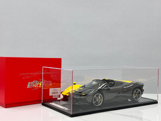 BBR 1/12 Ferrari SP3 Daytona 599+1 Spider – Modena Yellow (BBR1217O)