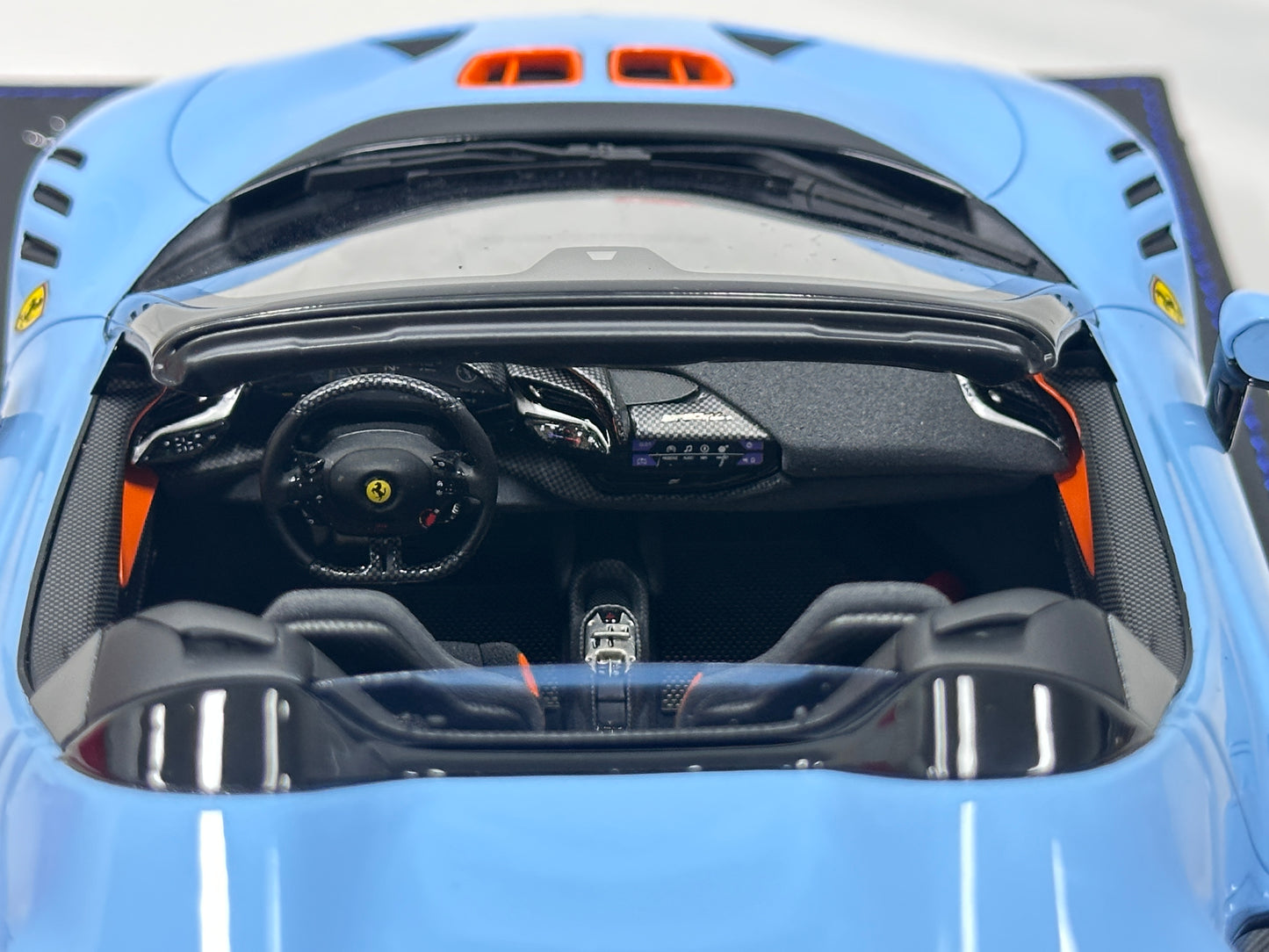 BBR 1/18 Ferrari SF90 XX Spider Plata Blue P18238N