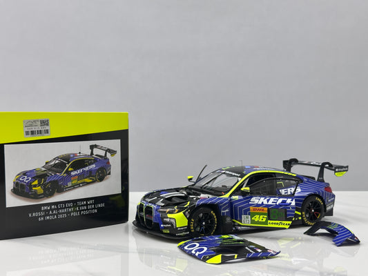 MINICHAMPS 1/18 BMW M4 GT3 EVO – TEAM WRT – 6H IMOLA 2025 Blue Livery 110252246