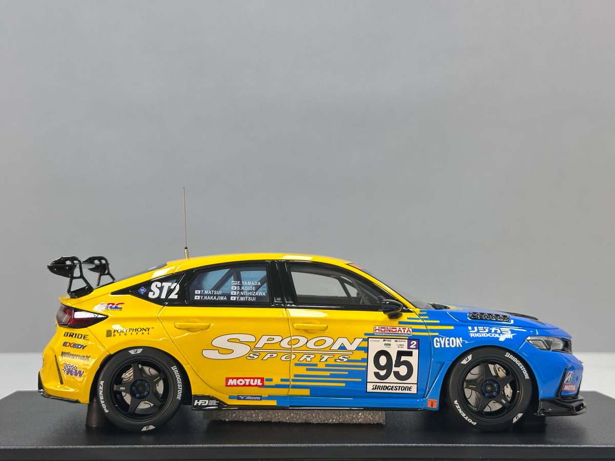 KYOSHO 1/18 Honda Civic (FL5) Spoon #95 Blue/Yellow KSR18067Y