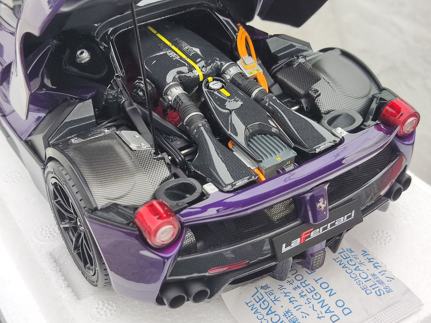 BBR 1/18 Ferrari LaFerrari Alloy Fully Open, Purple BB8182237