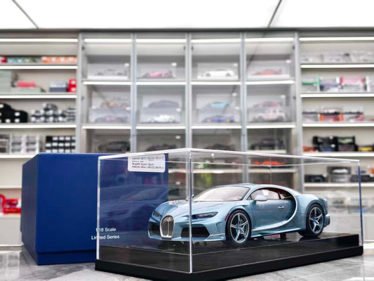 MR 1/18 Bugatti Chiron Super Sport Atlantic Blue BUG012E