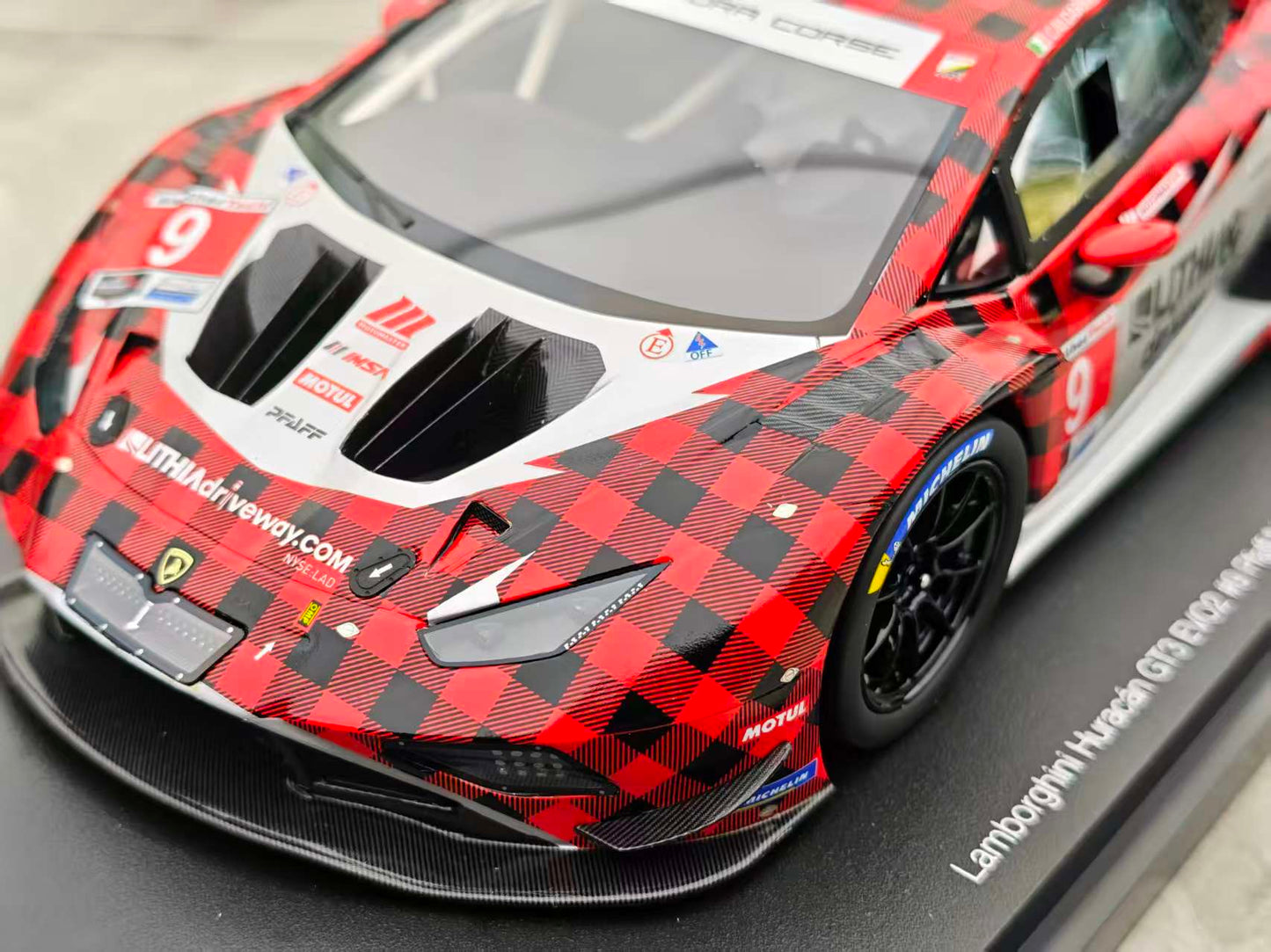 Topspeed 1/18 Lamborghini Huracan GT3 EVO2 #9 Pfaff Motorsports TS0625