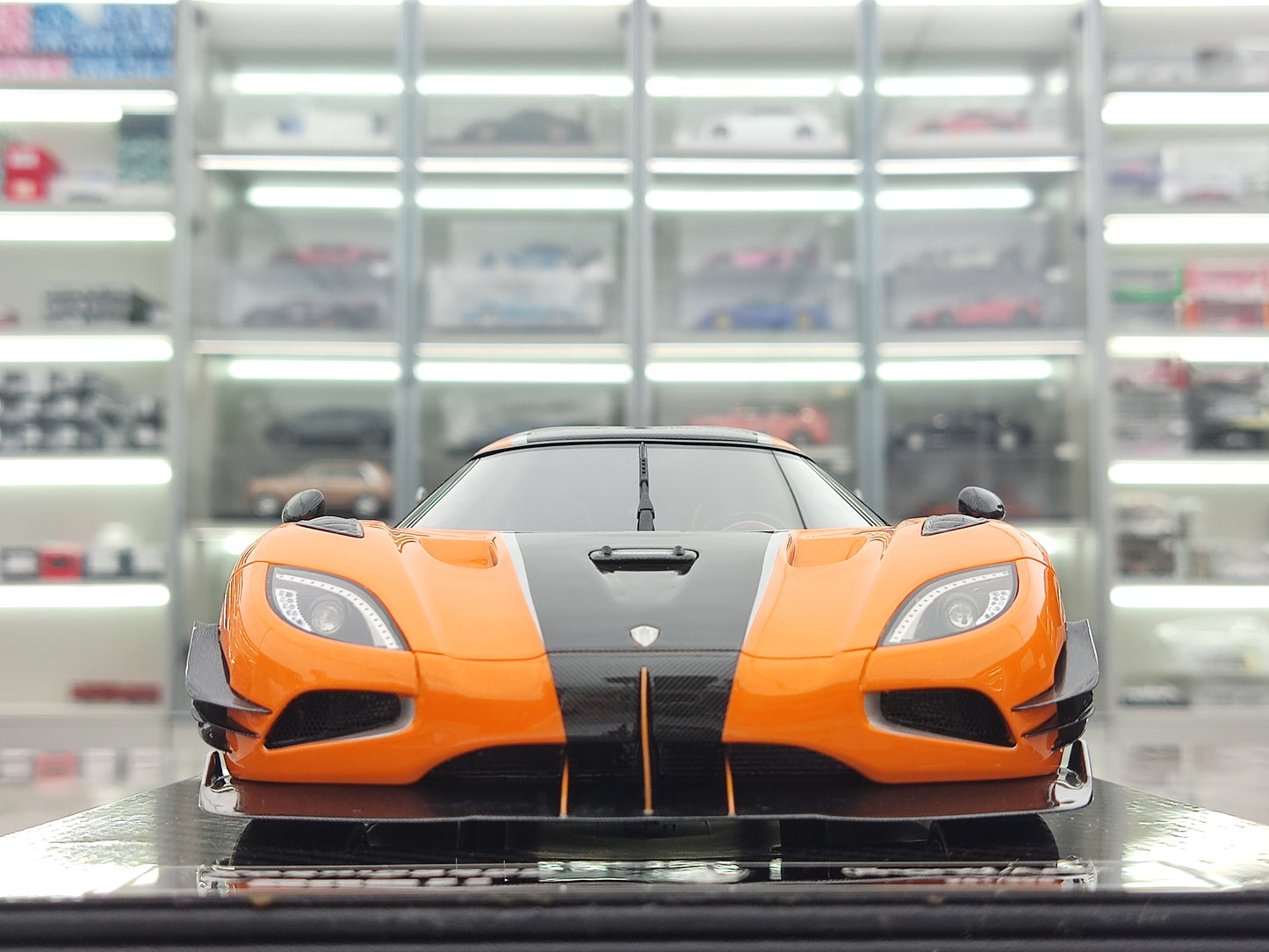 FRONTIART 1/18 Koenigsegg Agera RS One of 1 Orange FA061