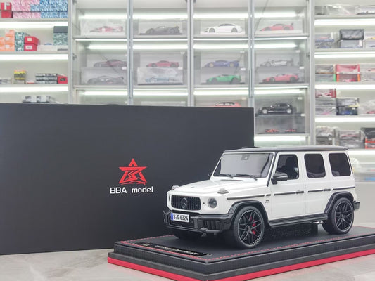 BBA MODEL 1/18 Mercedes-Benz G63 AMG Panda Color Model Car BBA025