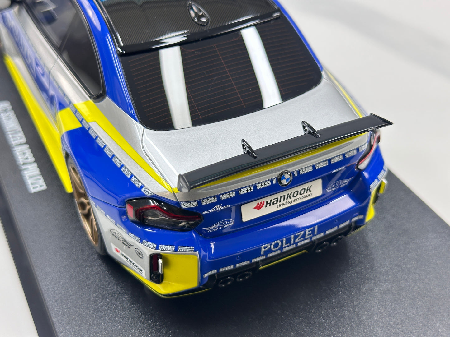GT Spirit 1/18 BMW AC Schnitzer ACS2 Sport POLIZEI 2024 Blue Silver Livery GT573