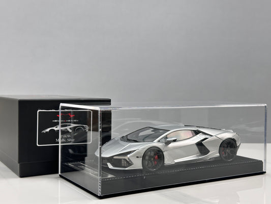 HH Model 1/18 Lamborghini Revuelto Metallic Silver HH620
