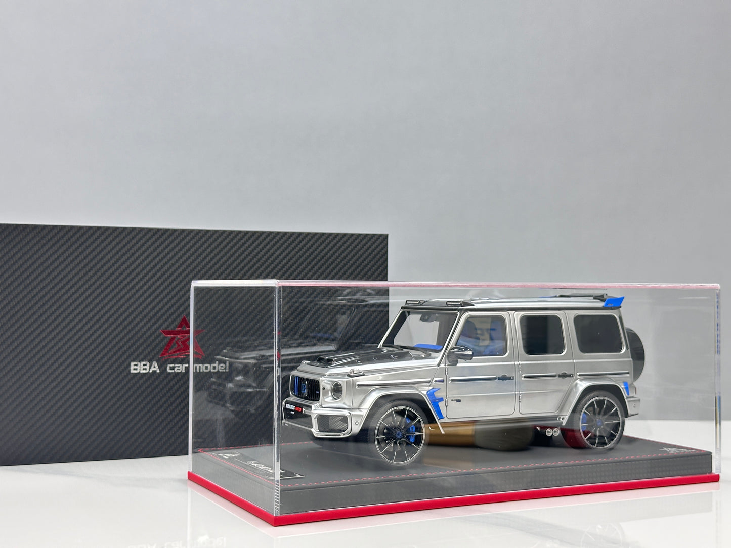 BBA Model 1/18 Brabus G800 Tungsten Silver BBA085