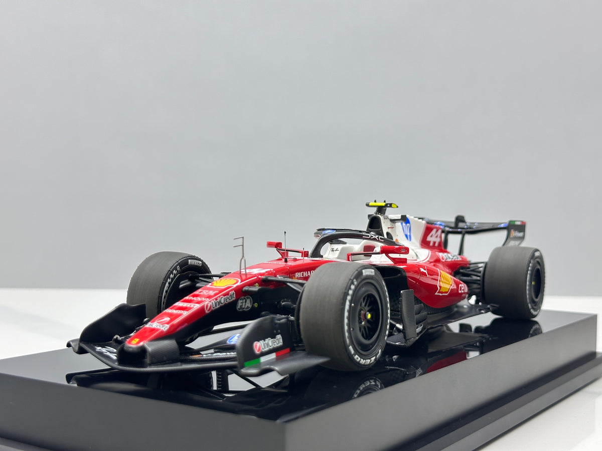 Amalgam 1/18 Ferrari SF-26 – 2026 Chinese Grand Prix – Lewis Hamilton – Red & White Livery (M6387-SC2)