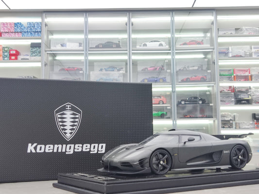 FRONTIART 1/18 Koenigsegg ONE:1 7107 Black Carbon FA060