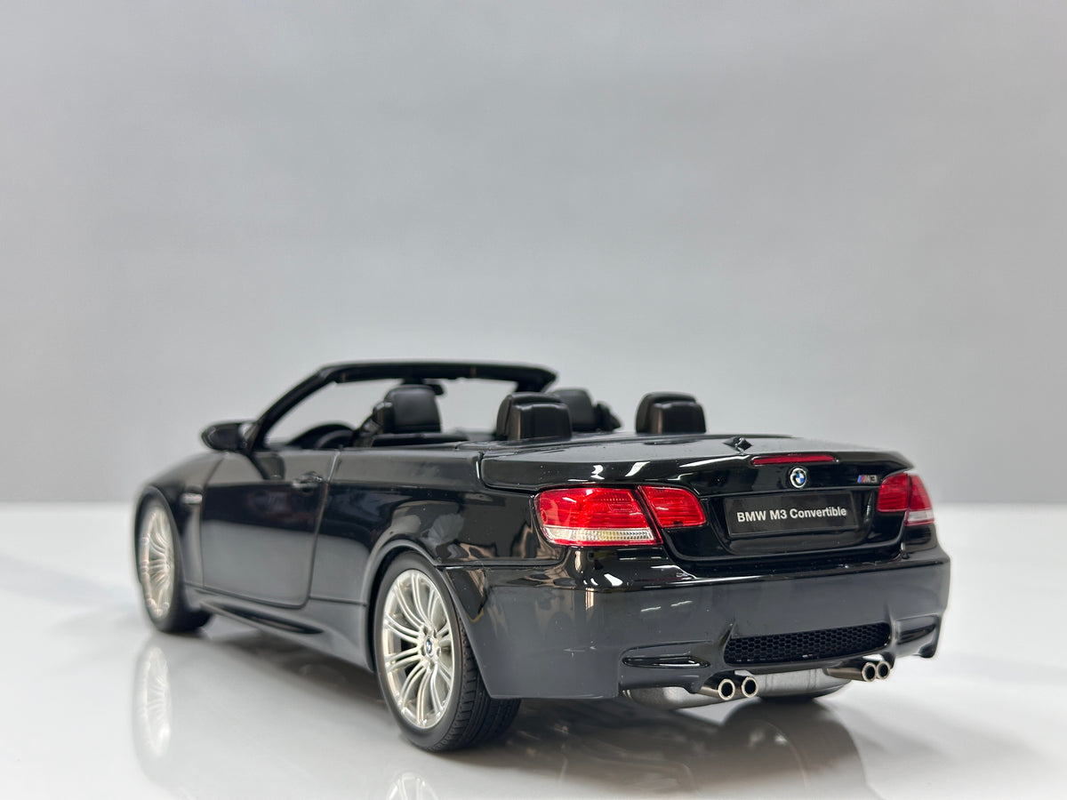 KYOSHO 1/18 BMW M3 Convertible (E93M) Black 08738BK