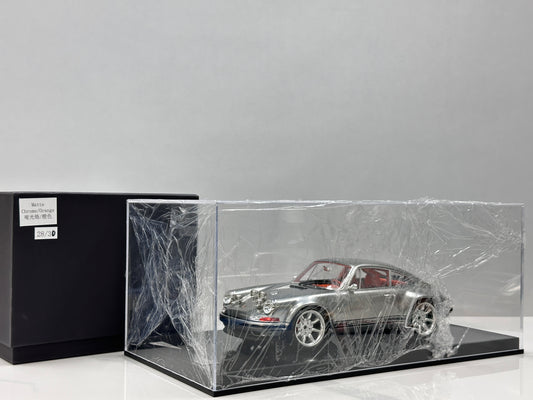 IVY 1/12 Porsche Singer, Matte Chrome with White Wheels IVY249