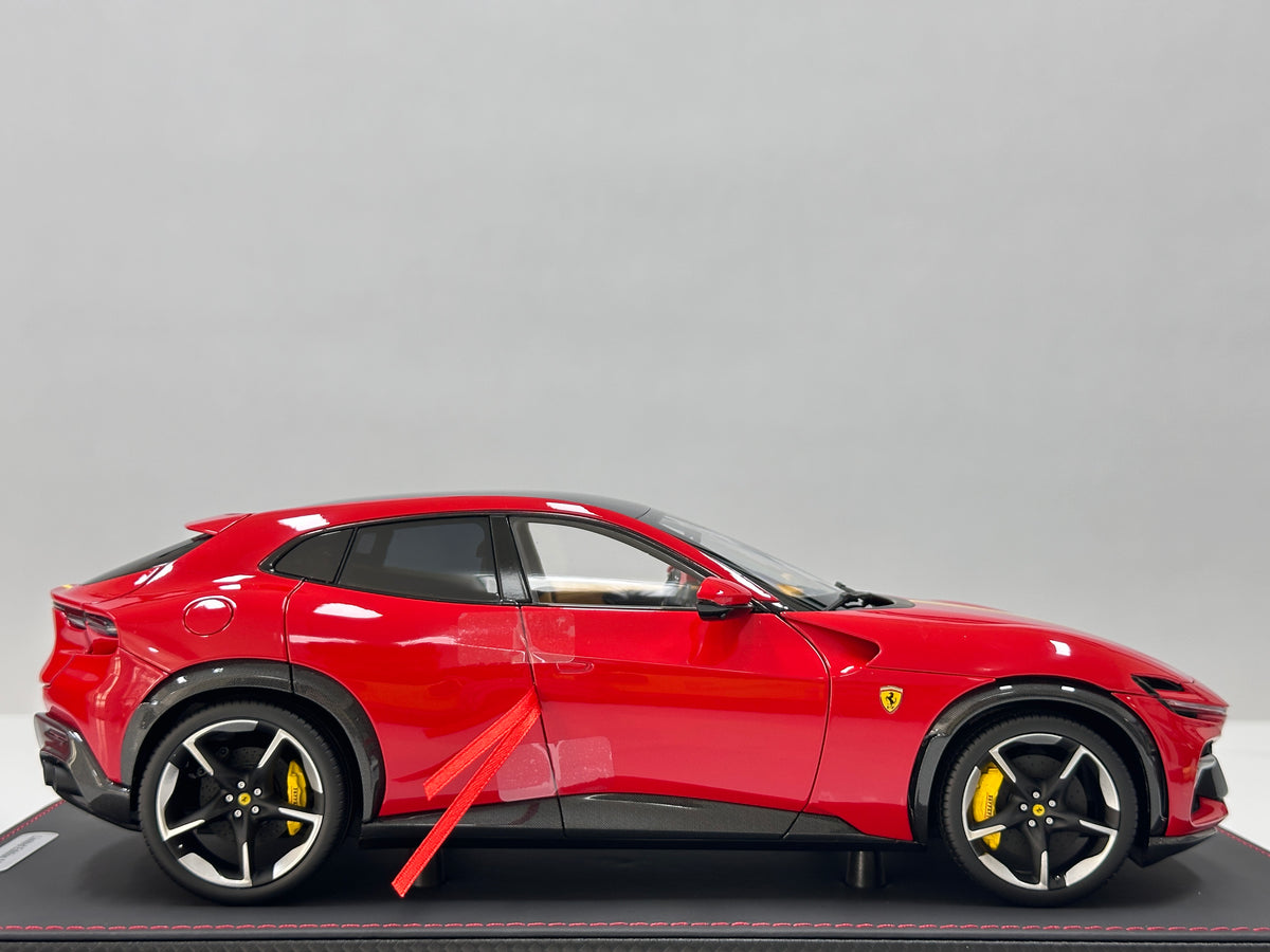 BBR 1/18 Ferrari Purosangue (Panoramic Roof Version) – Die-cast, Fully Opening – Standard Red Livery (HE180053B1DIE)