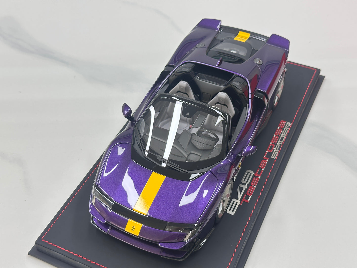 BBR 1/18 Ferrari Testarossa Spider Purple P18277D